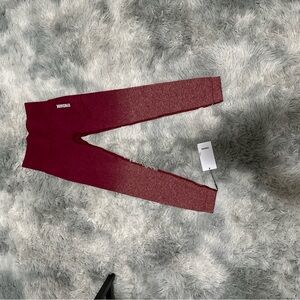 Gymshark Ombre Seamless Leggings - Red